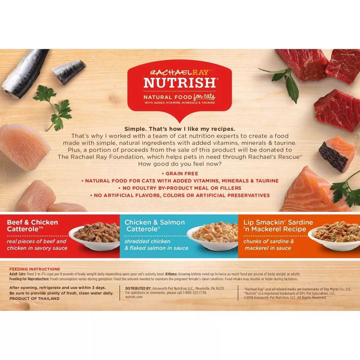 Rachael Ray Nutrish Variety Pack Wet Cat Food - Pet Supplies online store