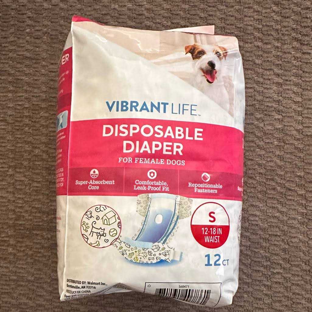 Vibrant Life Disposable Diapers for Female Dogs - Pet Supplies online store