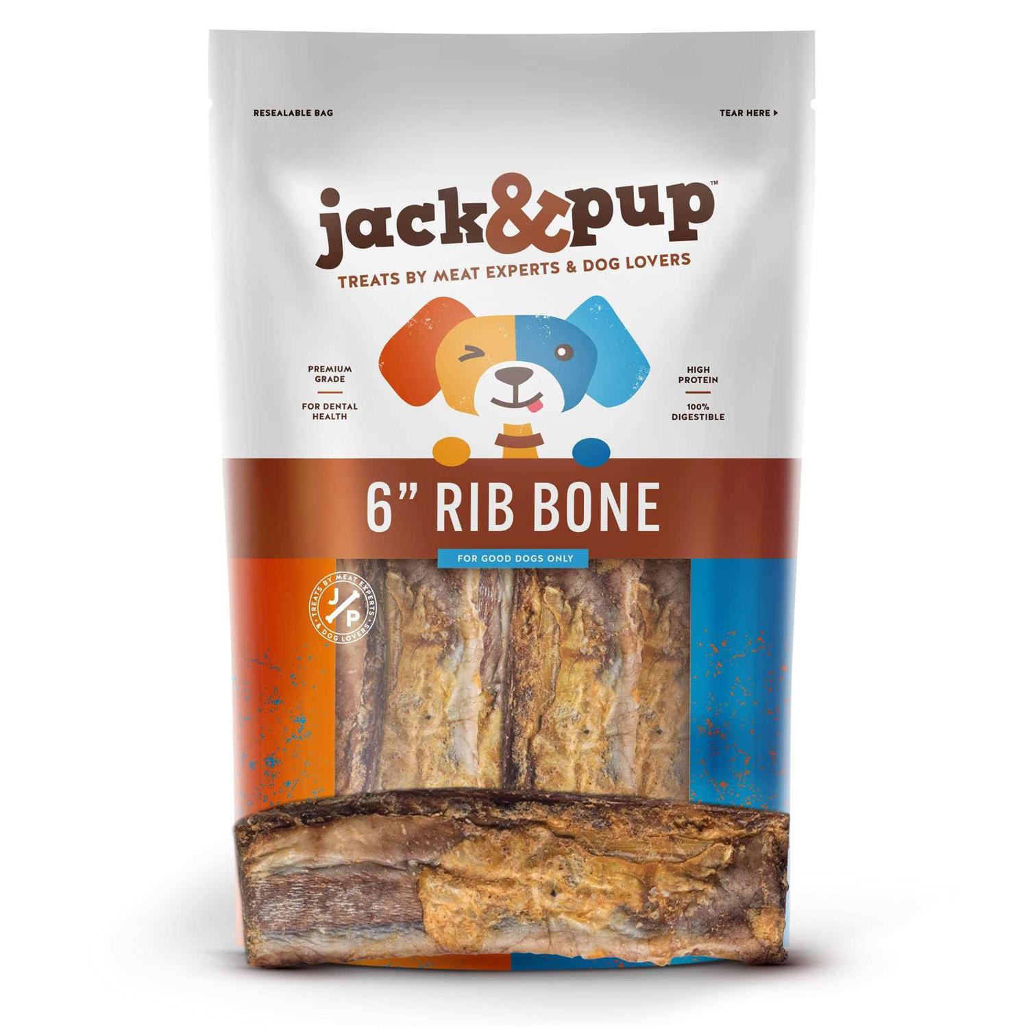 Jack&Pup Rib Bones Beef Dog Treats - Pet Supplies online store