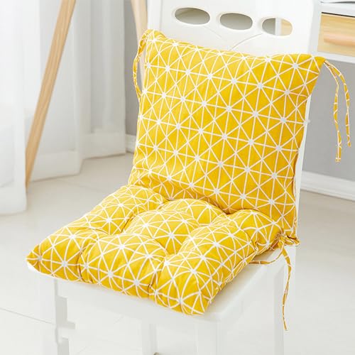 High Back Chair Cushions for Outdoor Furniture, Replacement Seat Cushion for Patio Furniture High Back Chair Cushion Outdoor Porch Wags Cushion Rainproof Rocking Chair Cushion