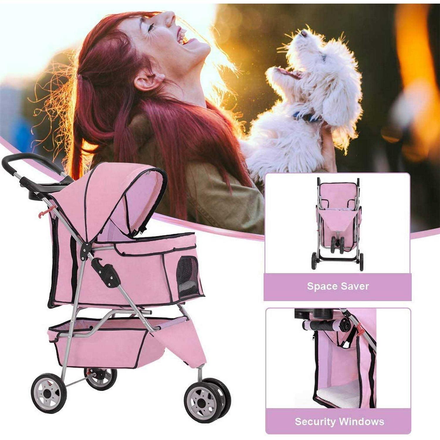 BestPet 3 Wheel Pet Stroller - Pet Supplies online store