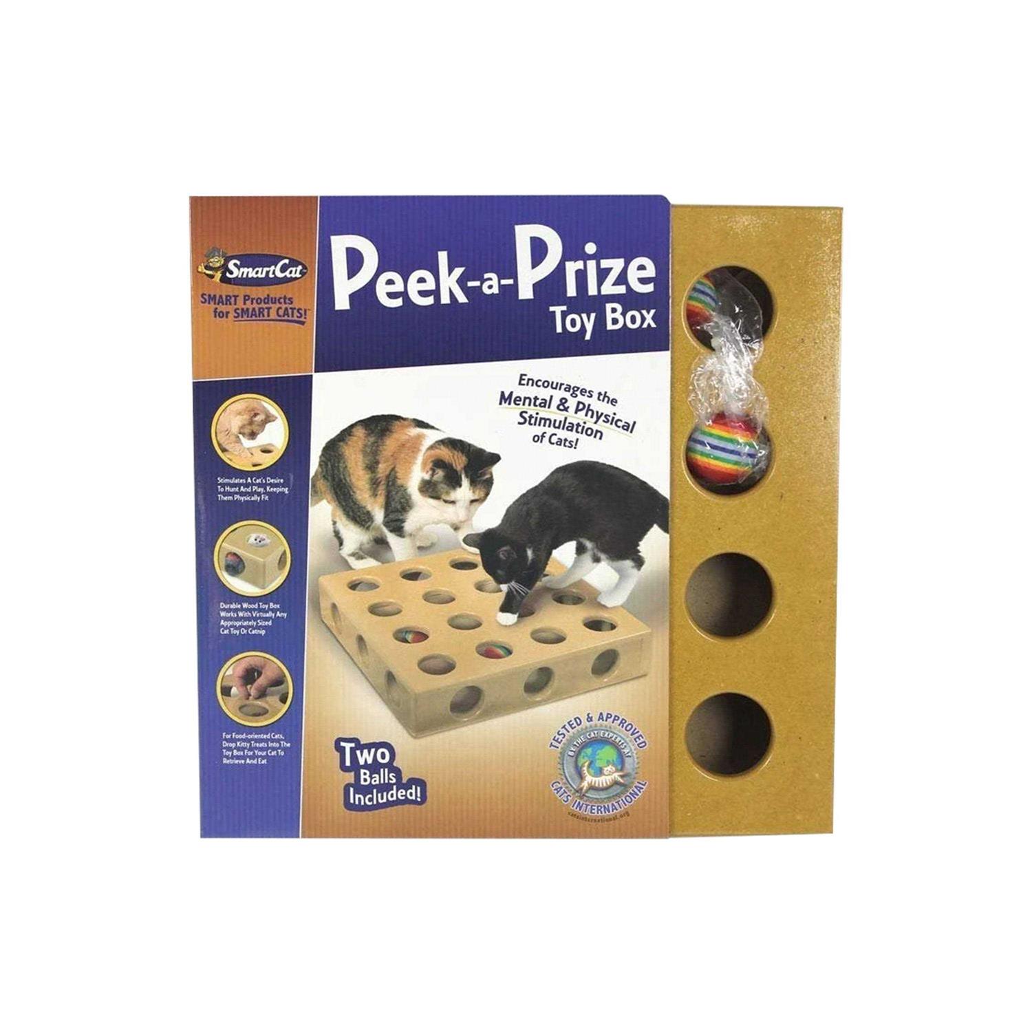 SmartCat Peek A Prize Toy Box - Pet Supplies online store