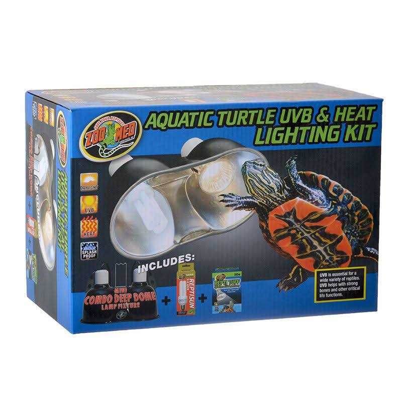 Zoo Med Aquatic Turtle UVB Heat Lighting Kit - Pet Supplies online store