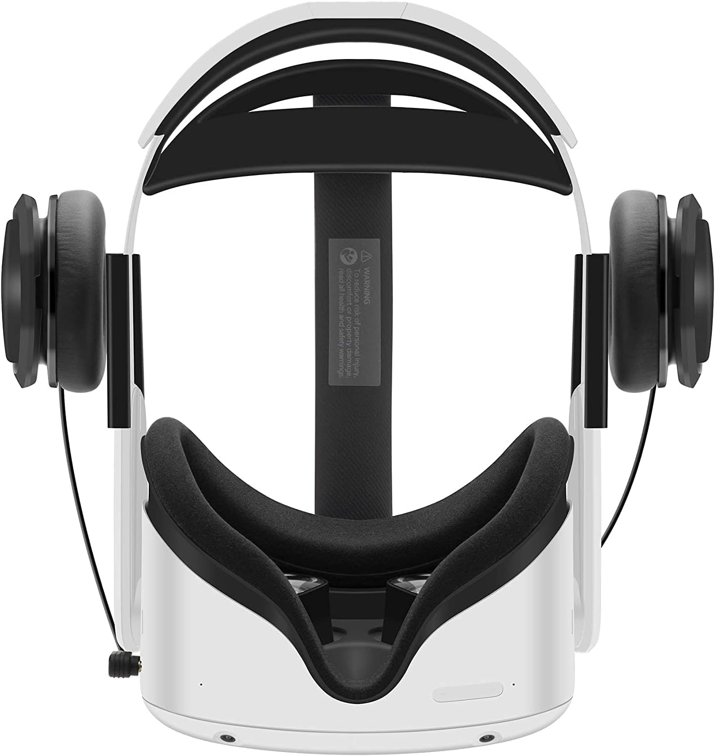 Stereo VR Headphones Custom Made for Meta Quest 2 /Oculus Quest 2 Elite Head Strap & Original Head Strap-On Ear Deep Bass 3D 360 Degree Sound (2022 Versin Black)…