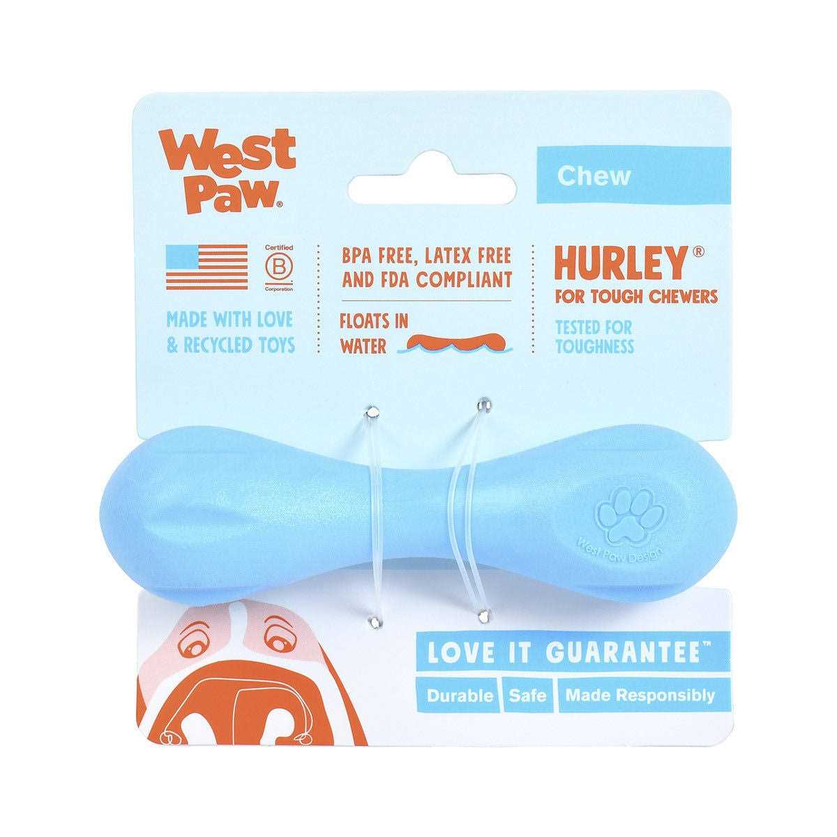 West Paw Hurley Dog Toy - Pet Supplies online store