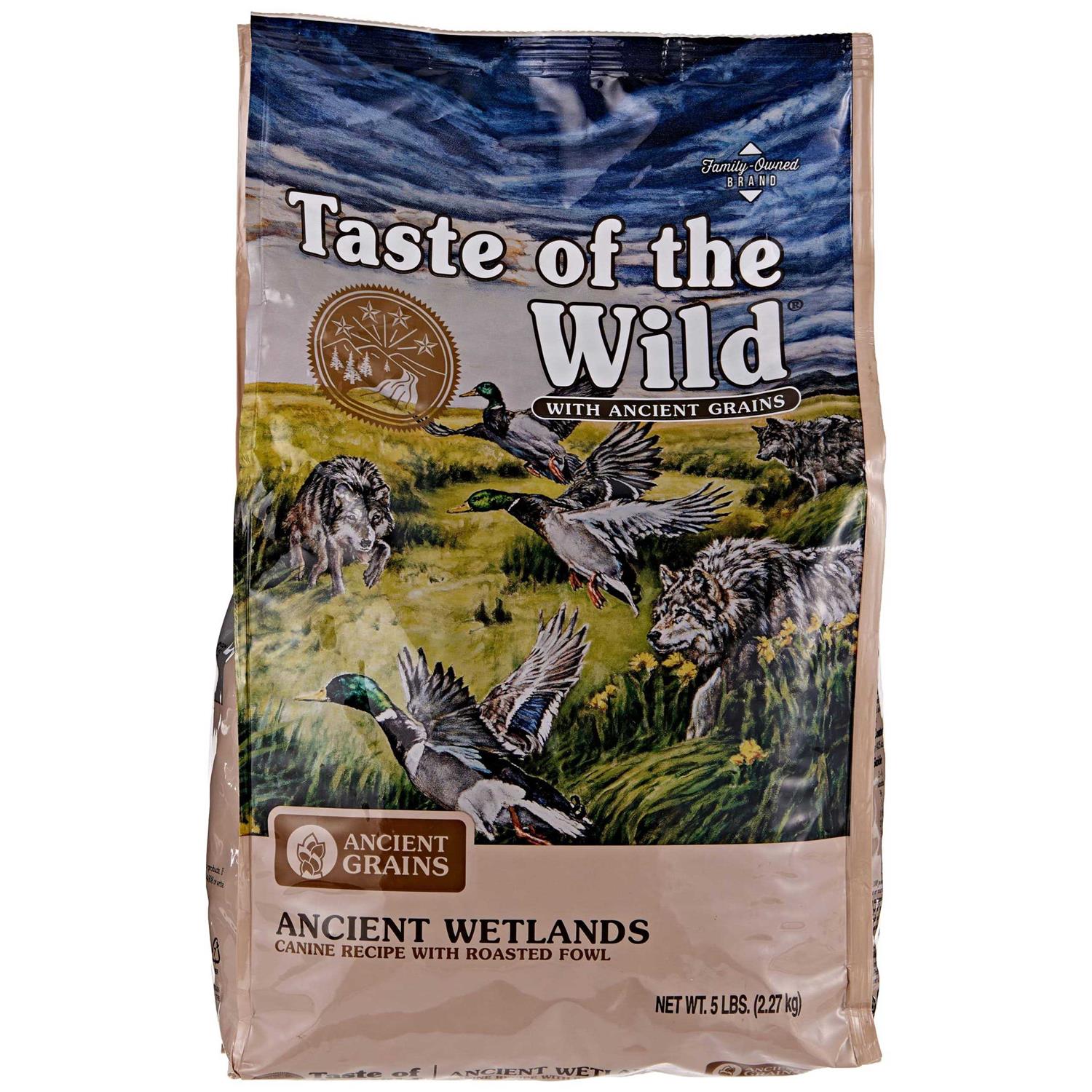 Taste of the Wild Ancient Wetlands with Ancient Grains Dry Dog Food - Pet Supplies online store