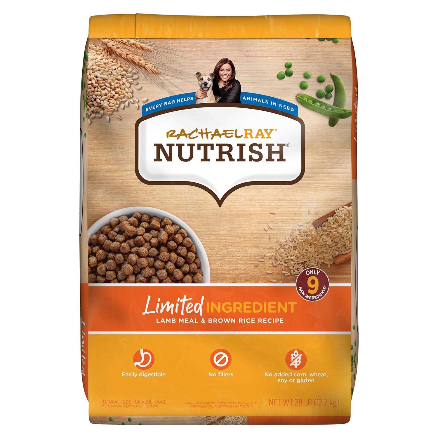 Rachael Ray Nutrish Lamb Meal & Brown Rice Recipe Dry Dog Food - Pet Supplies online store