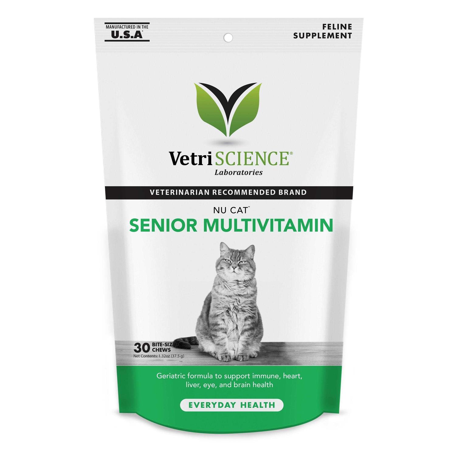 VetriScience NuCat Senior Cat Multivitamin - Pet Supplies online store