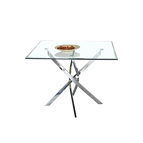 Retro Round Dining Table Minimalist Elegant Table for Living Room, Dining Room Mid-Century Rectangular Kitchen Dining Room Table for Dining Room Home Office Meeting Table (White3)