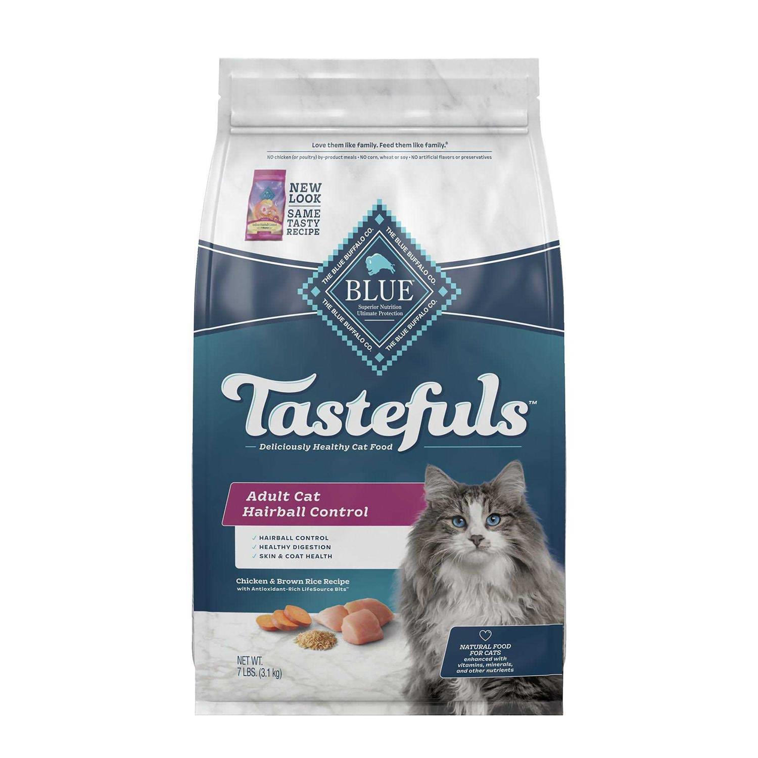 Blue Indoor Hairball Control Adult Dry Cat Food - Pet Supplies online store