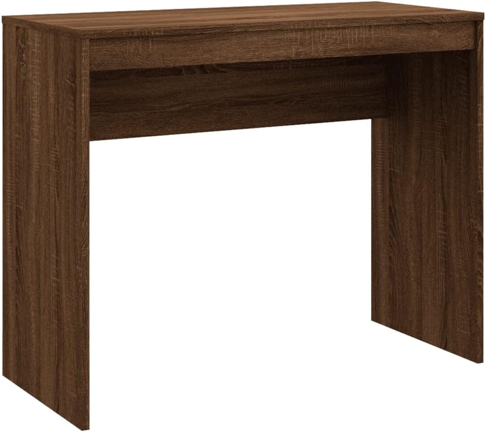 Bedroom Desk Office Desk Vanity Desk Standing Desk - Desk Brown Oak 35.4