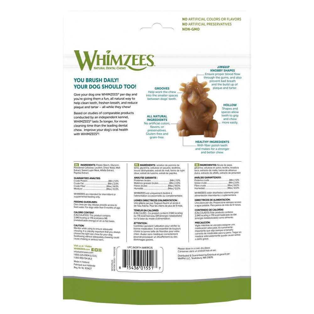 Whimzees Hedgehog Dental Dog Treats - Pet Supplies online store