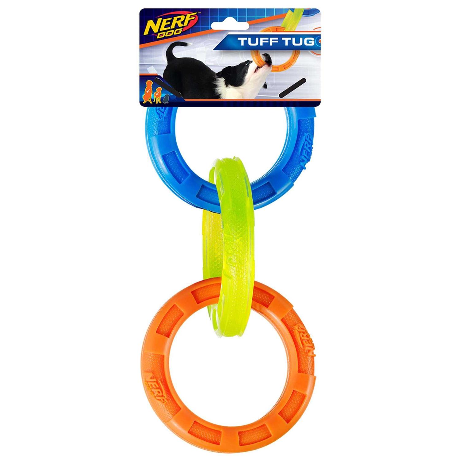 Nerf 3-Ring Tug Dog Toy - Pet Supplies online store