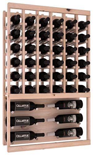 Wine Racks America® Knotty Alder Top Showcase Display 26