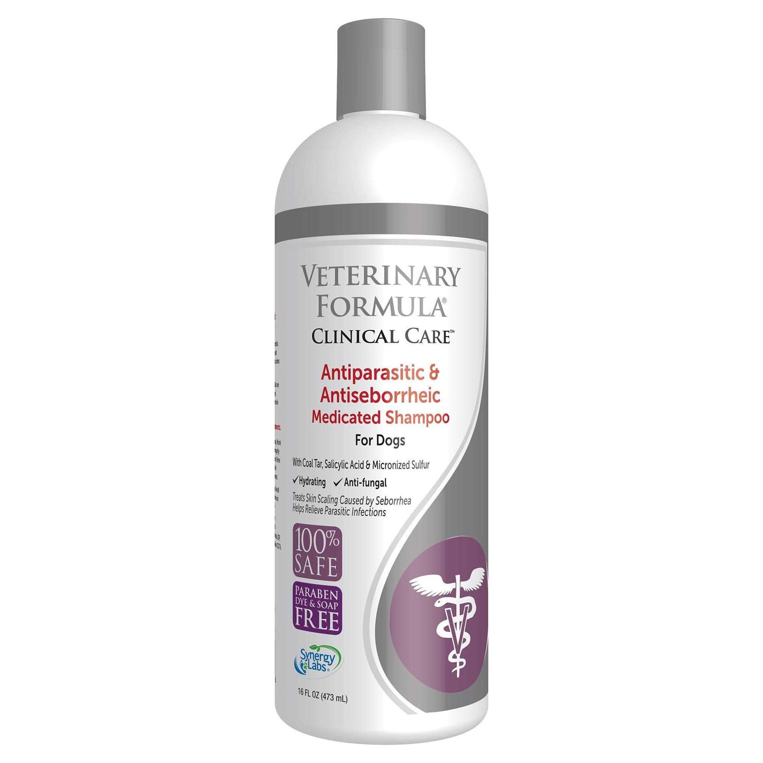 Veterinary Formula Clinical Care Antiparasitic & Antiseborrheic Medicated Shampoo - Pet Supplies online store