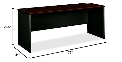 Hon Double Pedestal Desk, 72 by 36 by 29-1/2-Inch, Harvest/Putty