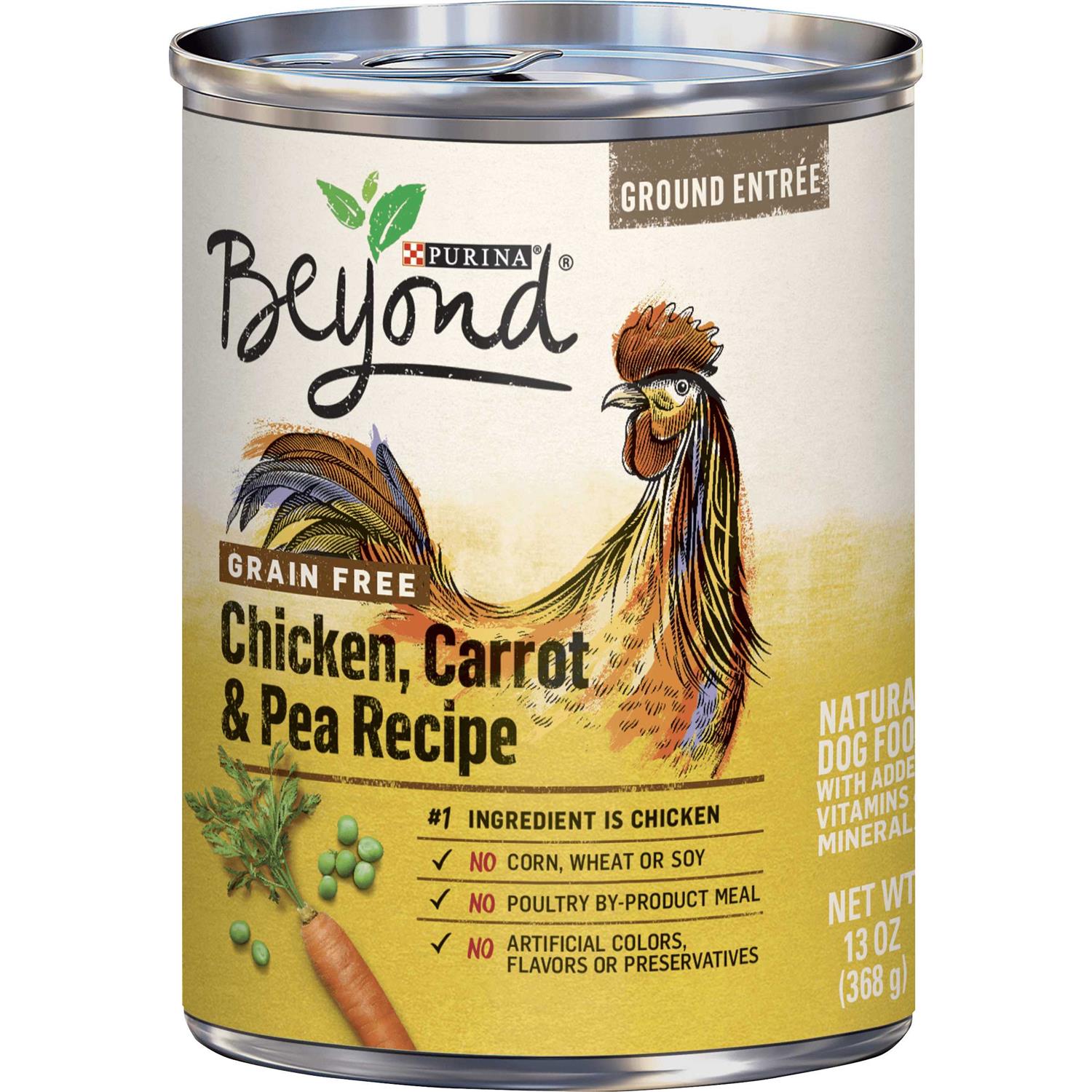 Purina Beyond Chicken, Carrot & Pea Canned Dog Food, 13-oz, 12 ct - Pet Supplies online store