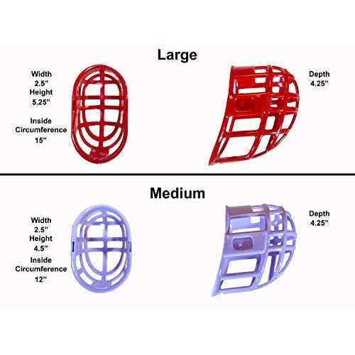 Birdwell Enterprises Plastic Dog Muzzle with Adjustable Plastic Coated Nylon Headstall - Pet Supplies online store