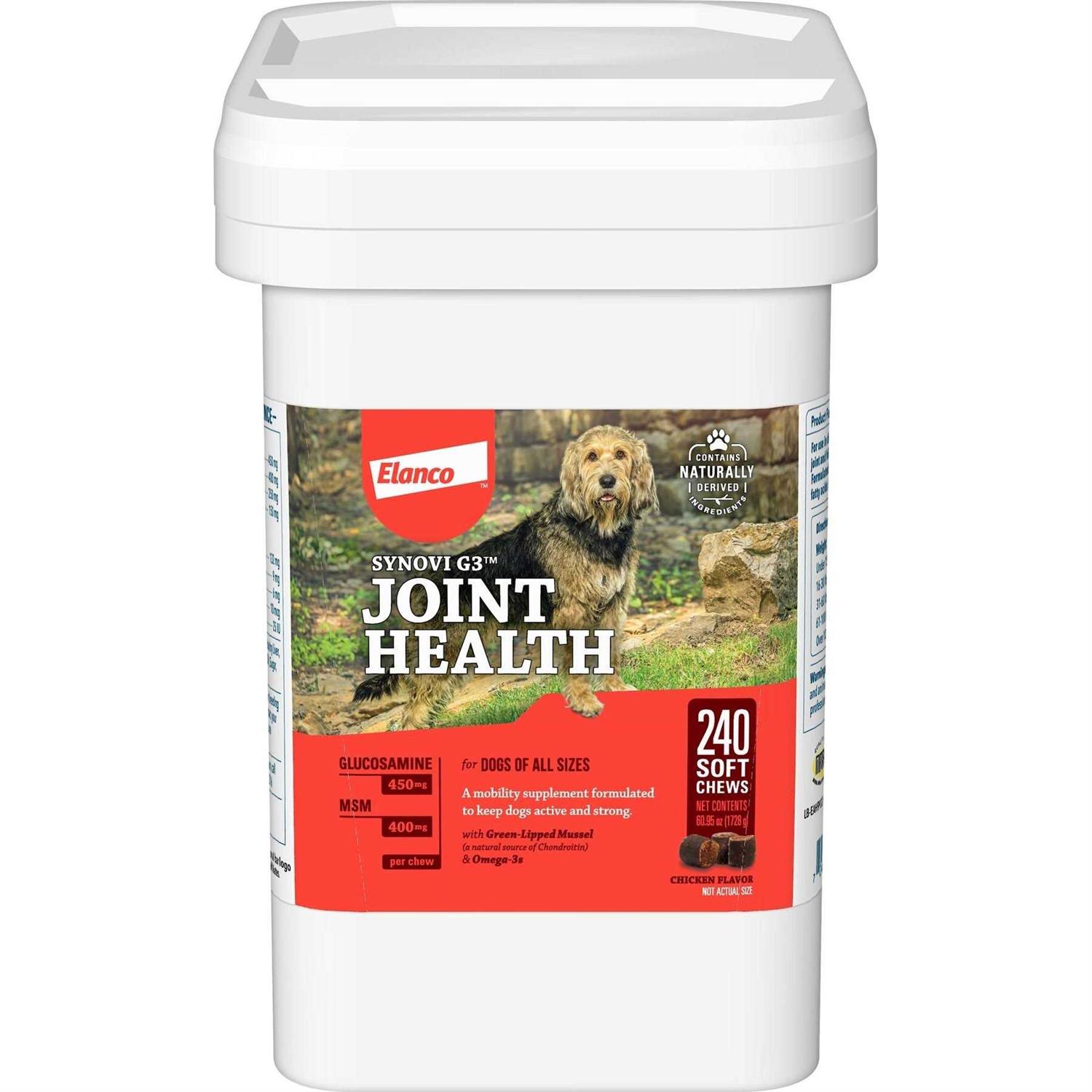 Synovi G3 Soft Chews Joint Supplement for Dogs - Pet Supplies online store