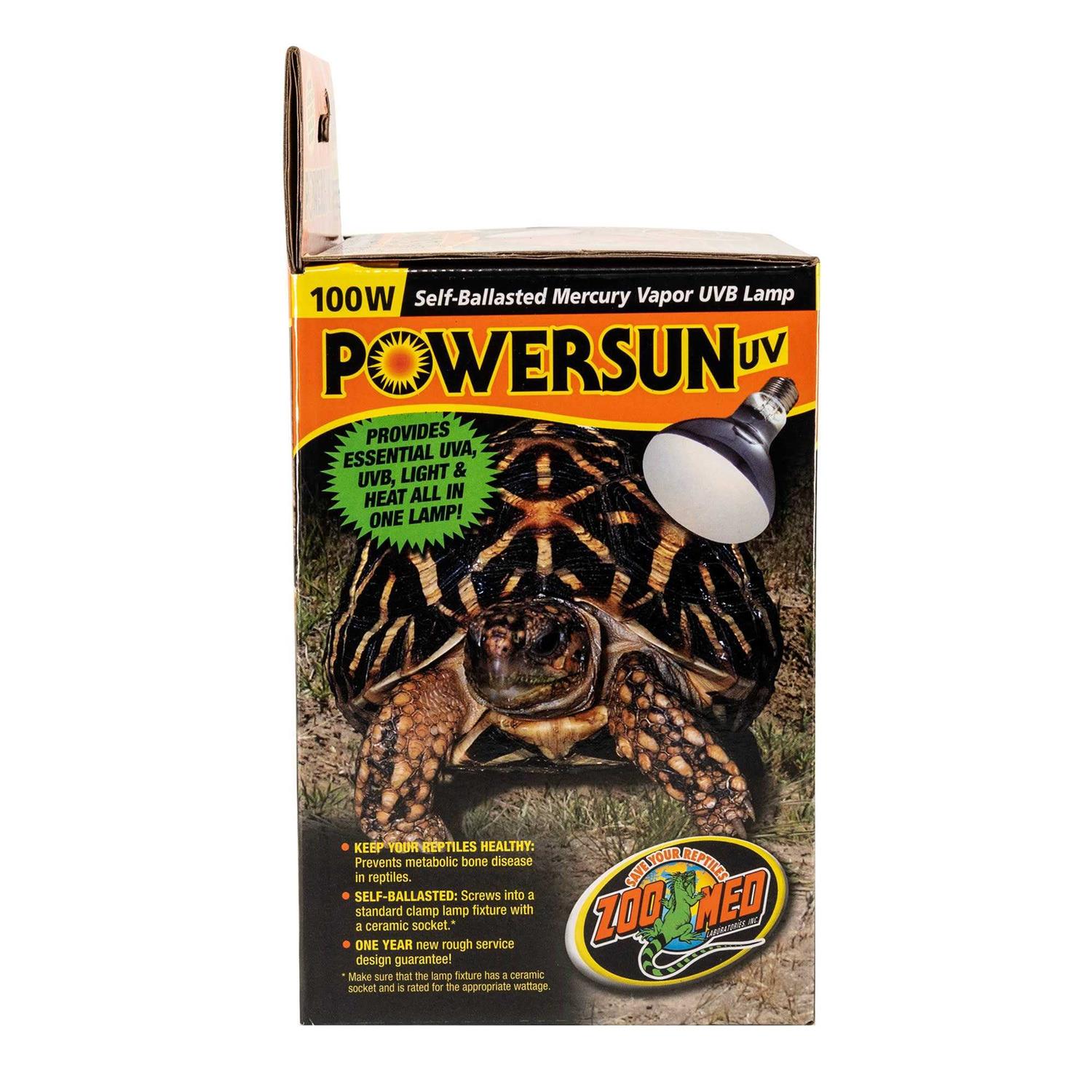 Zoo Med PowerSun UV Self-Ballasted Mercury Vapor UVB Lamp - Pet Supplies online store