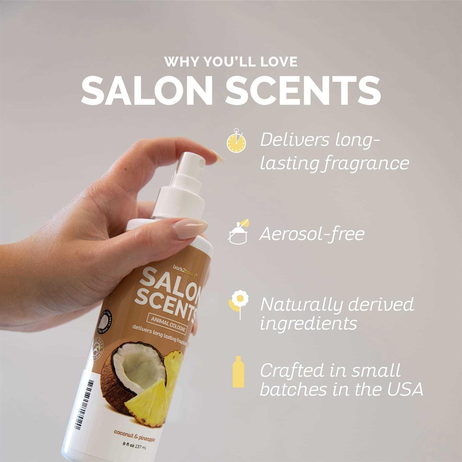 Bark2Basics Salon Scents Pet Cologne 8 oz - Pet Supplies online store