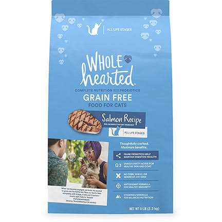 WholeHearted Grain Free Salmon Formula Dry Cat Food - Pet Supplies online store