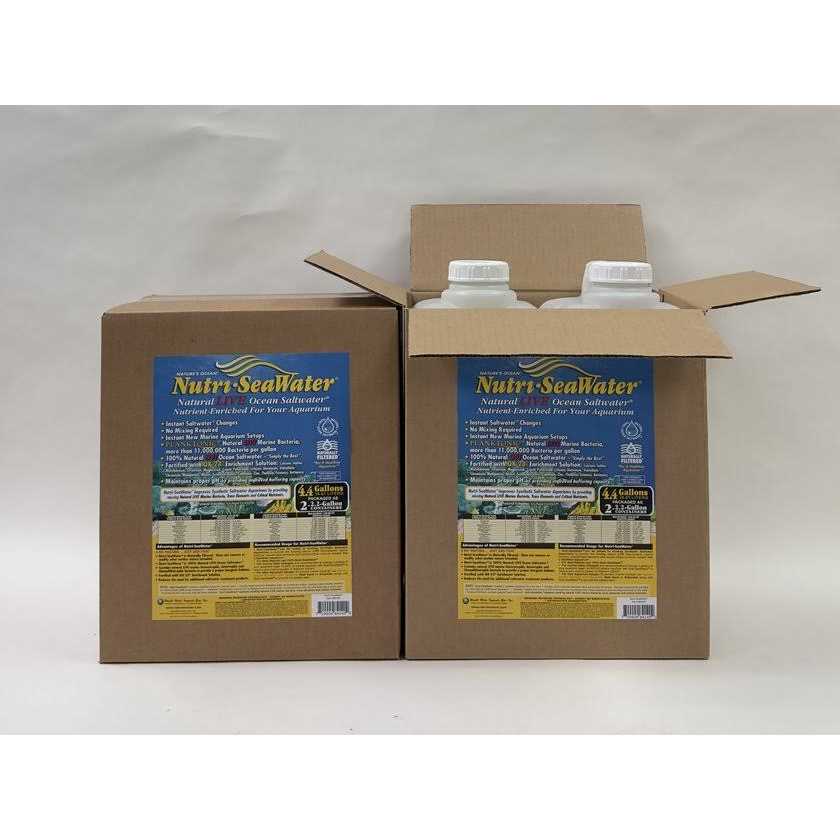 Nature's Ocean Nutri-SeaWater Natural Live Ocean Aquarium Saltwater - Pet Supplies online store