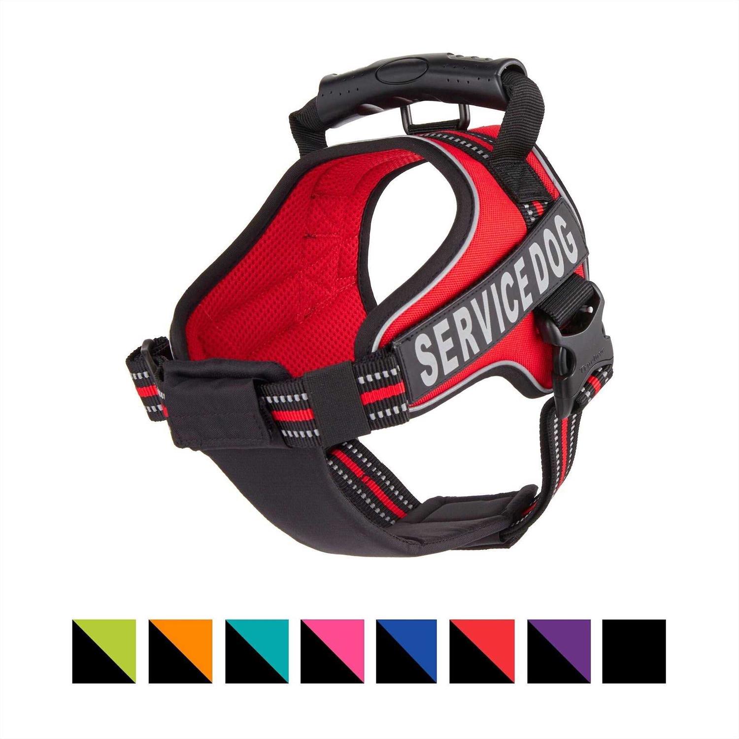 Chai's Choice Premium Service Dog Vest Service Dog Harness with Reflective Service Dog Patches and Sturdy Handle Dogs - Pet Supplies online store