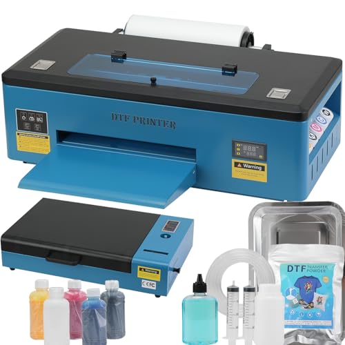 FAFAIR A4 L805 DTF Printer, DTF Printing Machine with Anti-Clogging Technology High Speed Printing, Transfer Printer for DIY T-Shirt, Other Textiles(L805+Oven+Software)