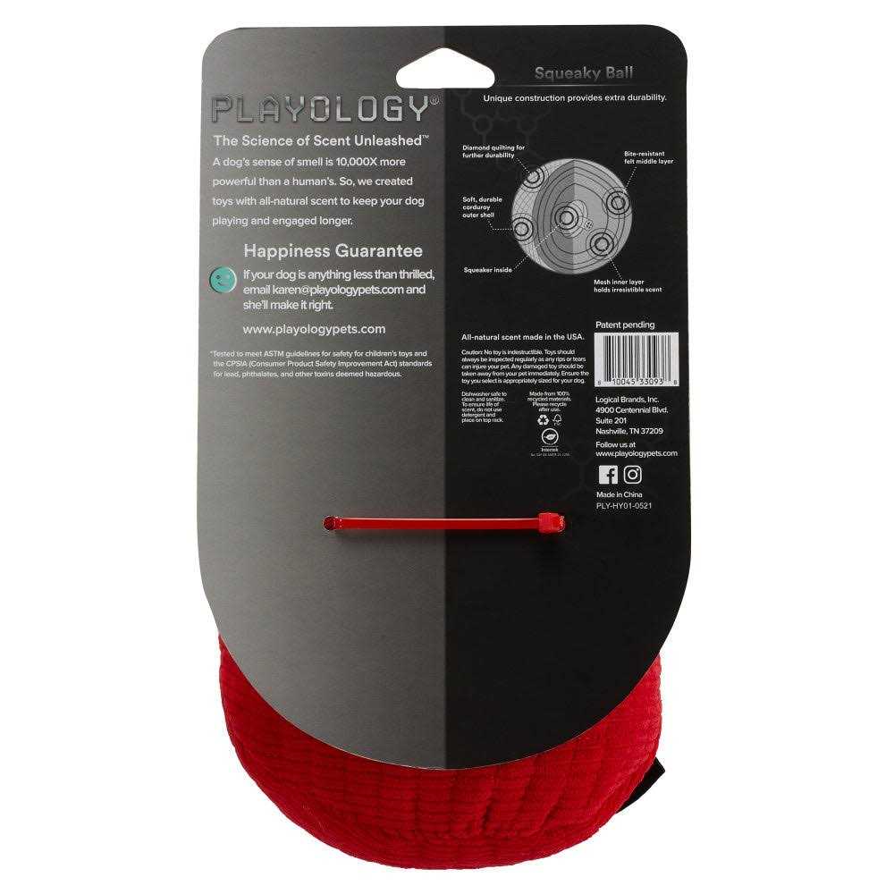 Playology Plush Ball Scented Dog Toy - Pet Supplies online store