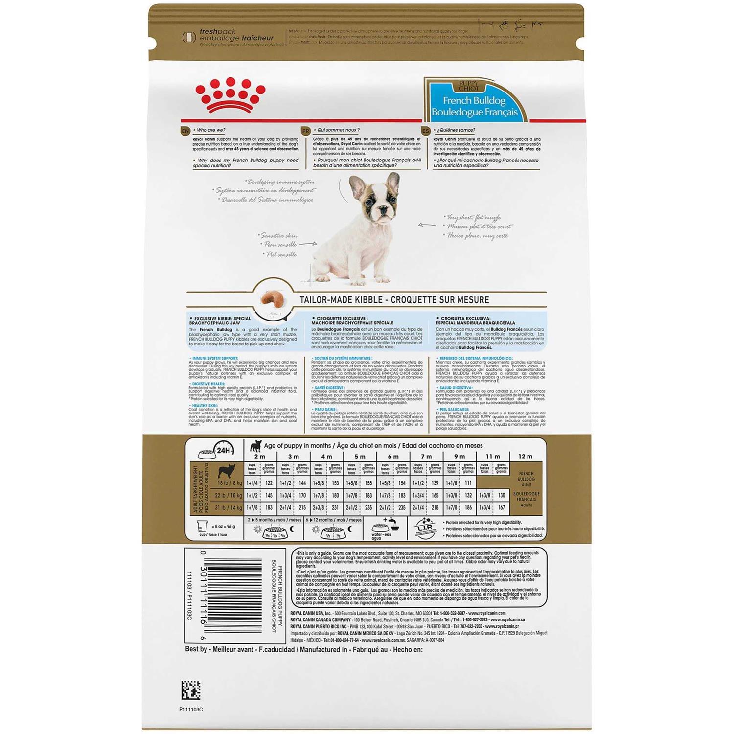 Royal Canin Breed Health Nutrition French Bulldog Puppy Dry Dog Food - Pet Supplies online store