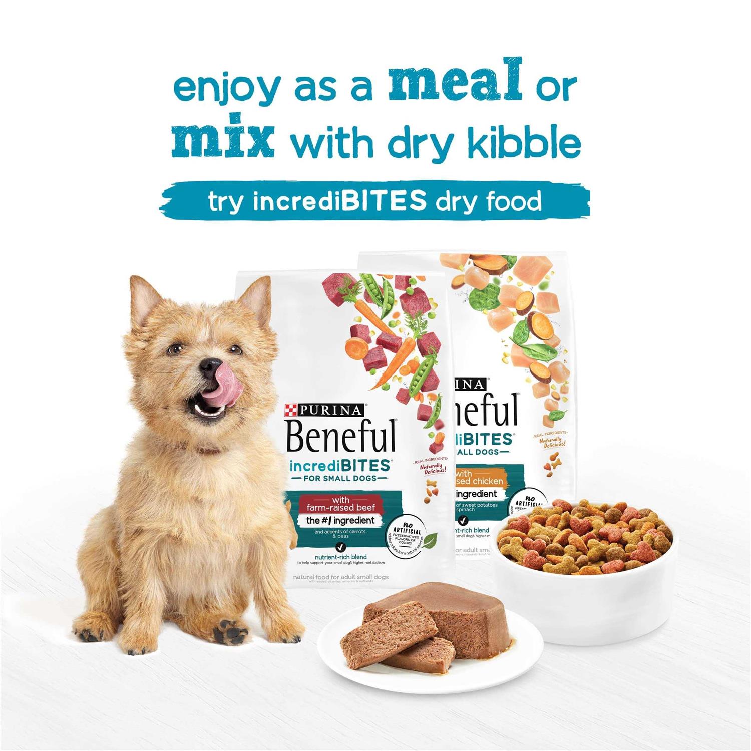 Beneful IncrediBites Pate Small Wet Dog Food - Pet Supplies online store