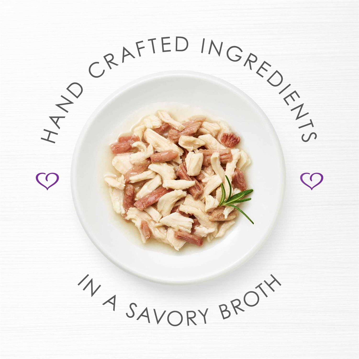 Fancy Feast Appetizers Grain-Free White Meat Chicken & Shredded Beef Appetizer in Savory Broth Wet Cat Food - Pet Supplies online store