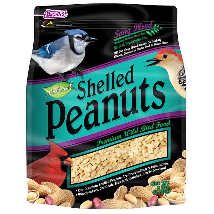 Brown's Song Blend Natural Shelled Peanuts - Pet Supplies online store