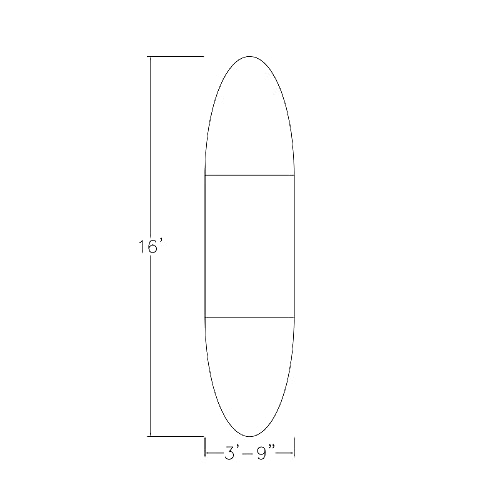 14 Person Modular Conference Table with Double Matte Black Bases | Oval Meeting Room Table | Harmony Series | 16Ft | Blonde Sufside Ash
