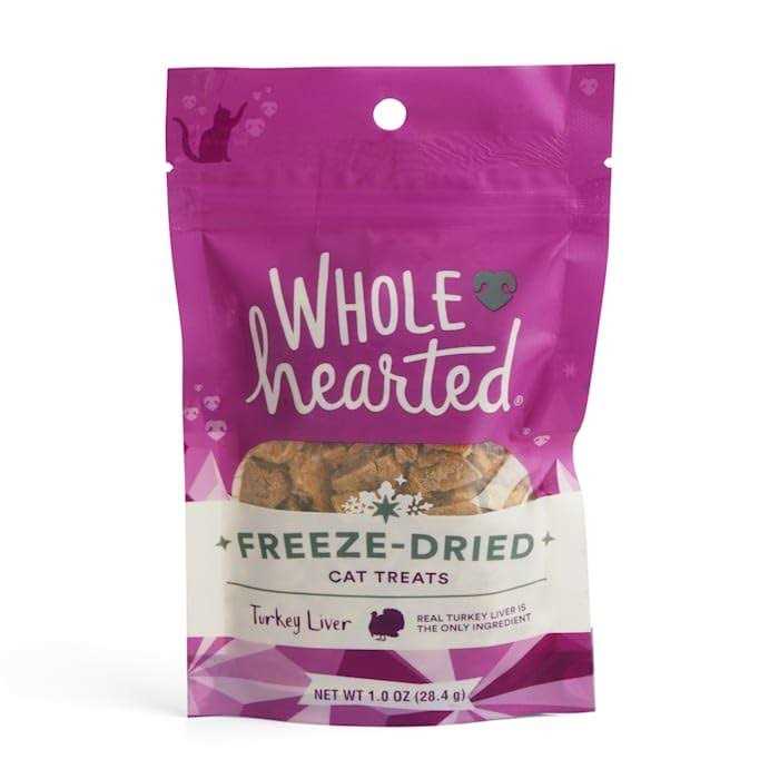 WholeHearted Turkey Liver Freeze-Dried Cat Treats - Pet Supplies online store