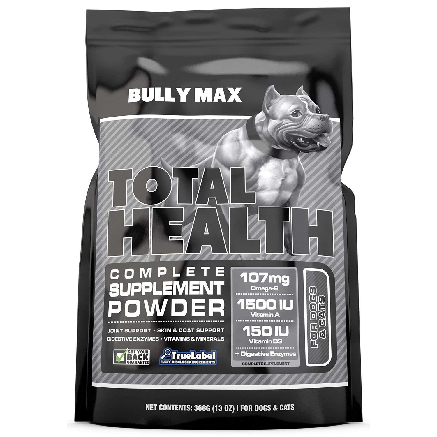 Bully Max Supplement for Total Health 7 in 1 All Life Stages 13 oz. Exp. 01/2025 - Pet Supplies online store