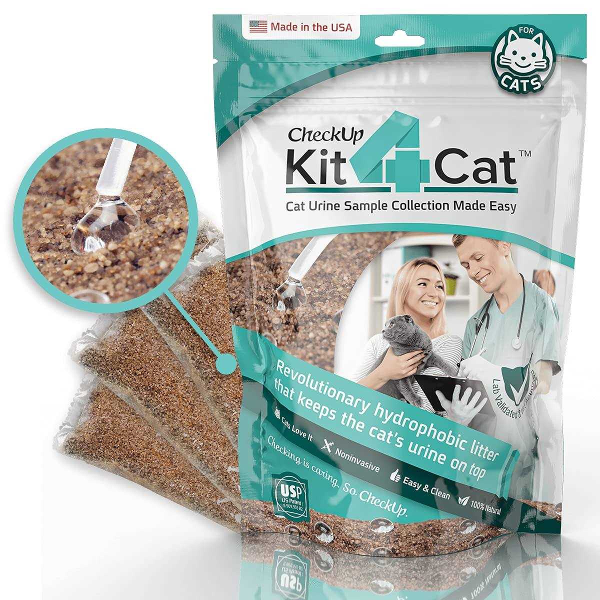 Kit4Cat 2lb Hydrophobic Litter Sand Cat Urine Sample Collection Kit - Pet Supplies online store