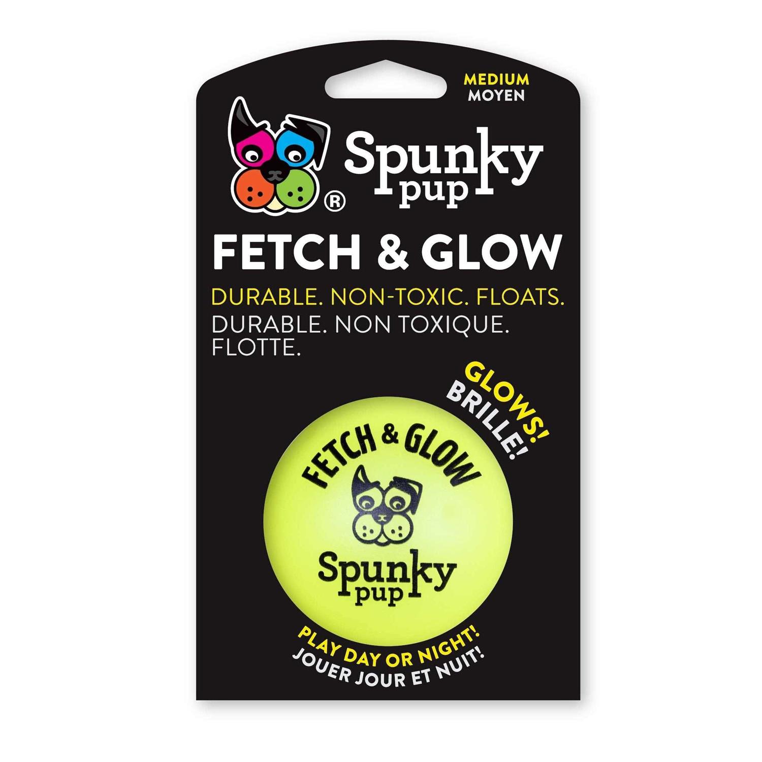 Spunky Pup Fetch Glow Ball - Pet Supplies online store
