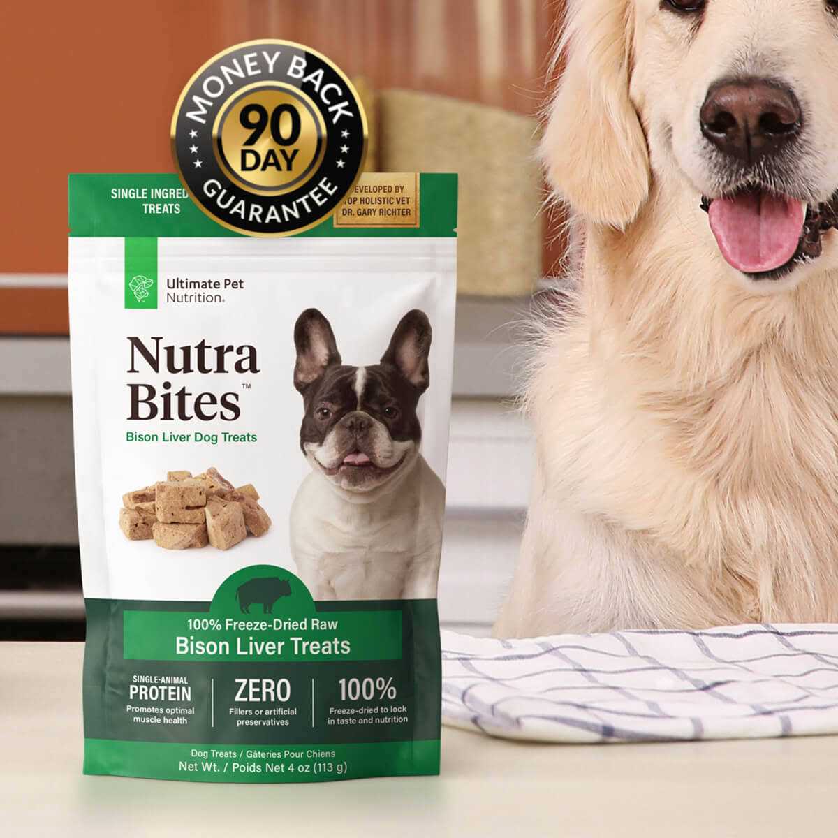 Ultimate Pet Nutrition Nutra Bites Liver Freeze-Dried Dog Treats - Pet Supplies online store