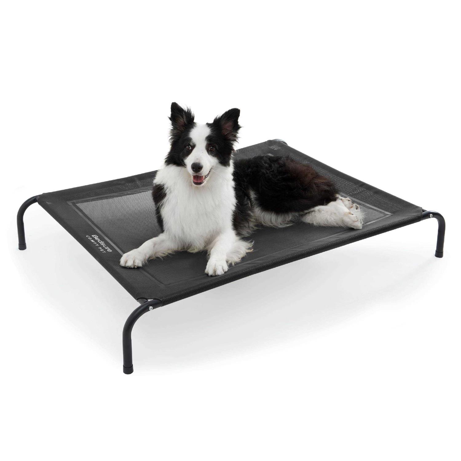 Bedsure Large Elevated Cooling Outdoor Dog Bed Raised Dog Cots Beds for Large Dogs - Pet Supplies online store