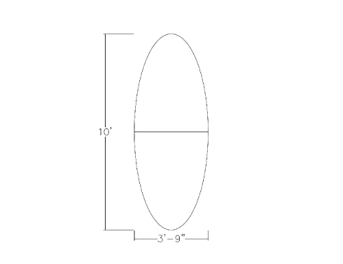 8 Person Conference Table with Metal X Bases | Modular Oval Meeting Table | Harmony Series | 10' | Asian Night