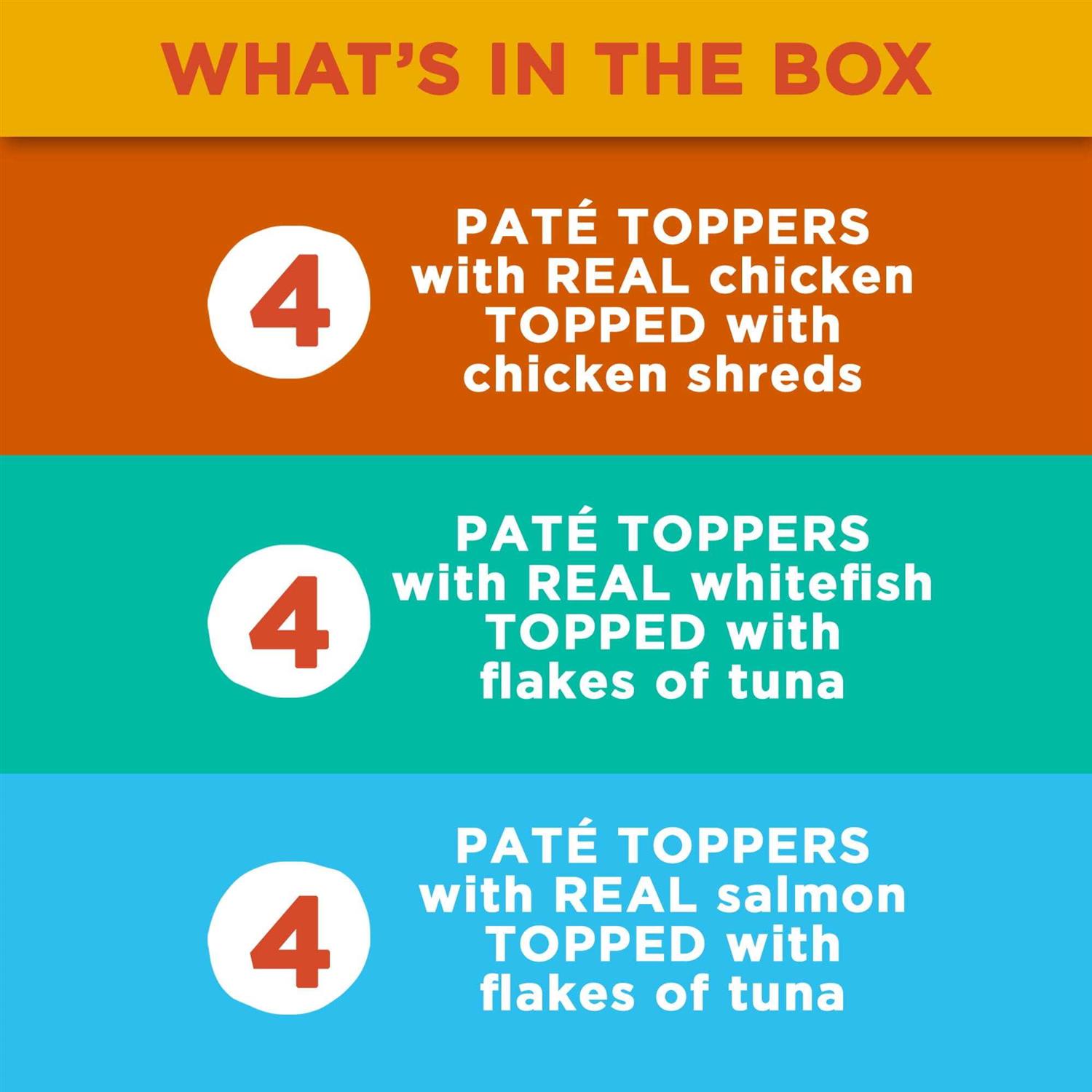 Meow Mix Pate Toppers Seafood & Poultry Variety Pack Wet Cat Food - Pet Supplies online store