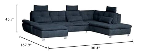 Madeira Sectional Sleeper Sofa, Left Corner