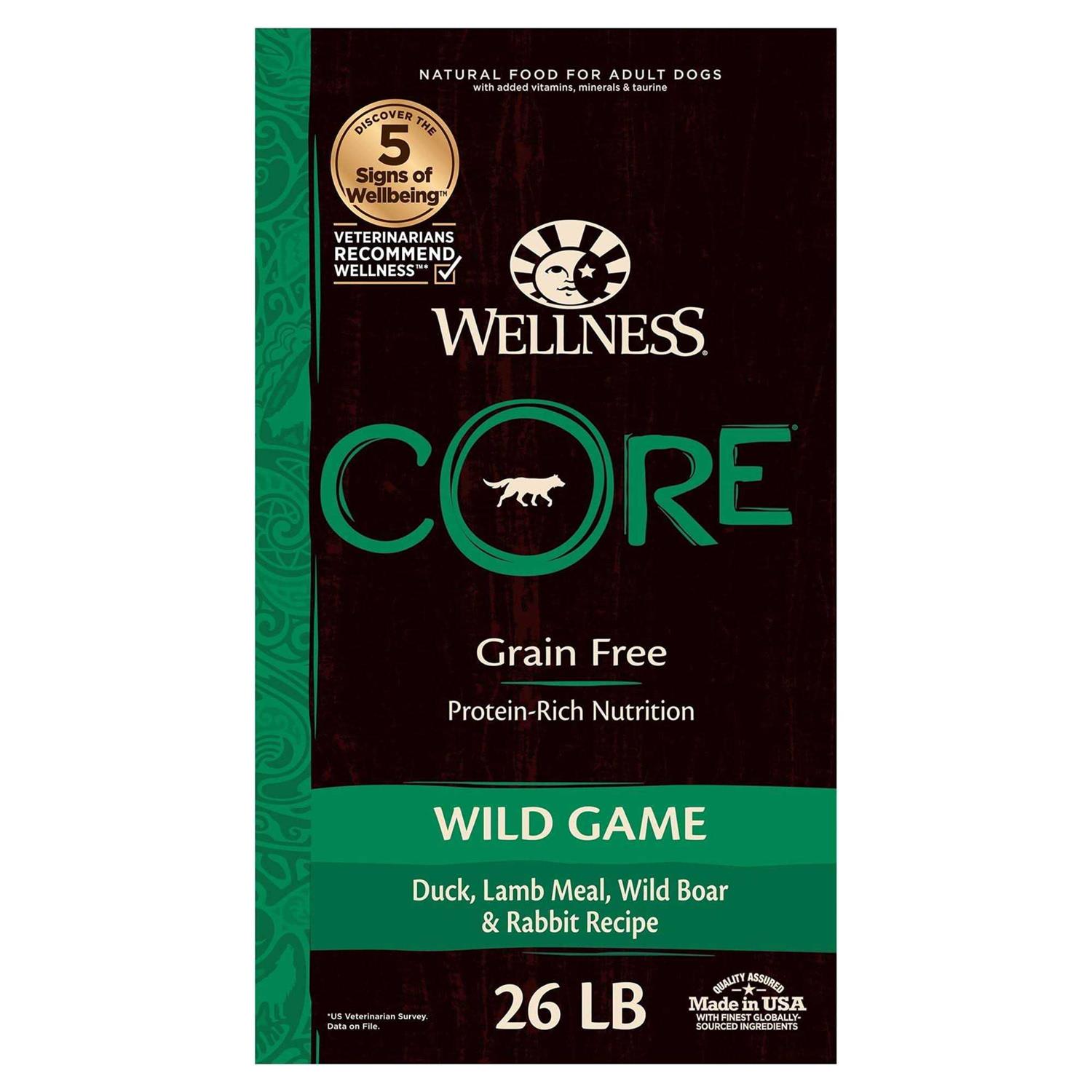 Wellness CORE Wild Game Grain-Free Dry Dog Food - Pet Supplies online store