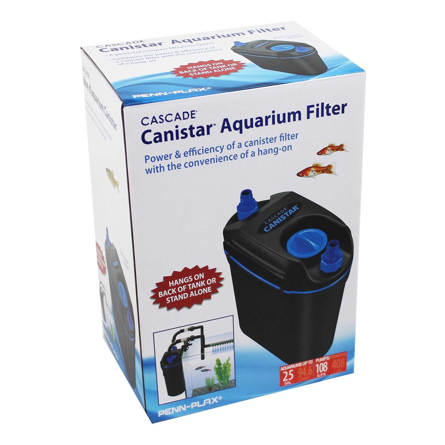 Cascade Canistar Hang-On Canister Aquarium Filter Penn Plax - Pet Supplies online store