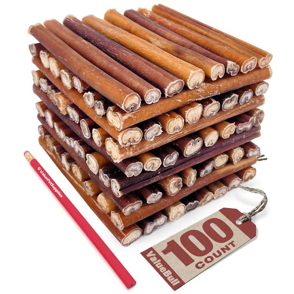 ValueBull Bully Sticks for Dogs 6 inch - Pet Supplies online store