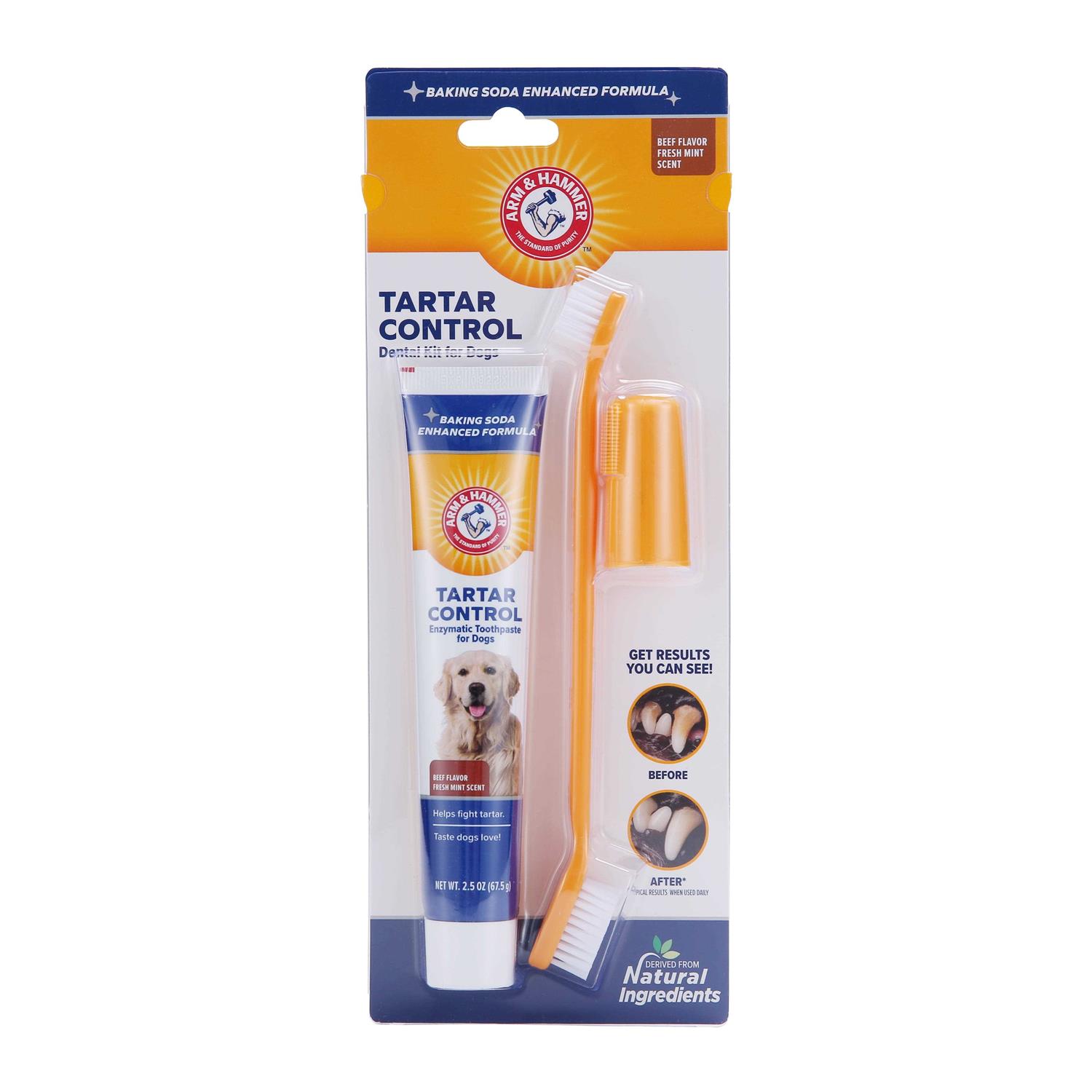 Arm & Hammer Tartar Control Kit for Dogs - Pet Supplies online store