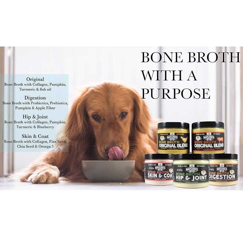 Nature's Diet Pet Bone Broth Protein Powder - Pet Supplies online store