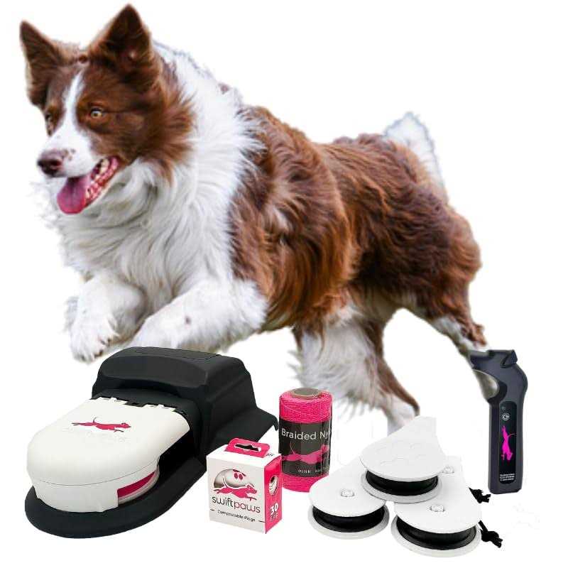 SwiftPaws Home Original Remote-Control Chase Toy for Dogs Flag Lure Course - Pet Supplies online store